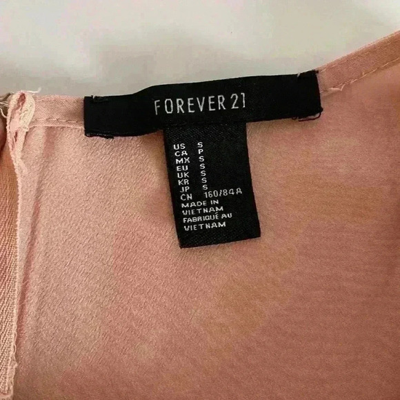 Forever 21 Pink Lace Cutout Waist Dress - Picture 7 of 10